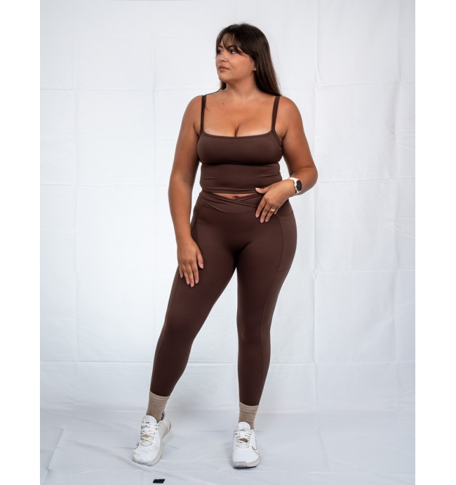 CROSS MOCHA LEGGING - BYS