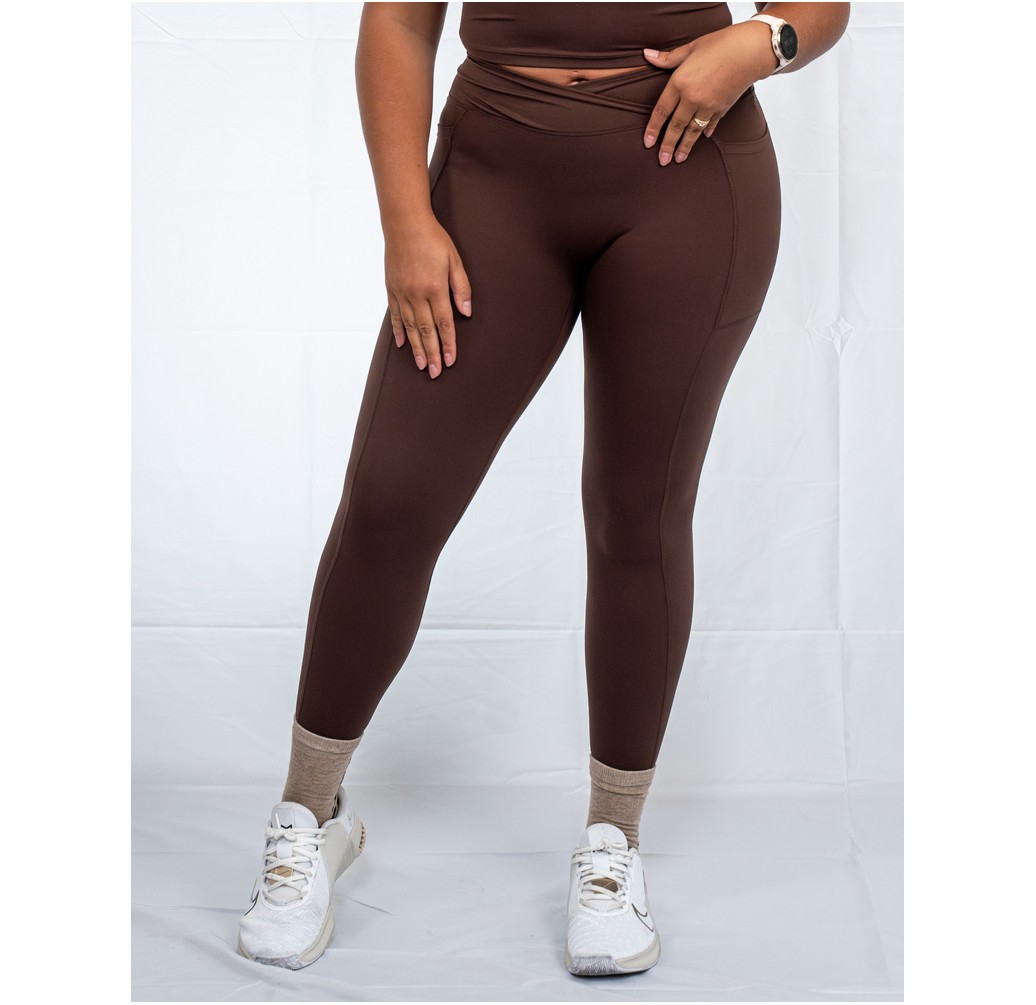 CROSS MOCHA LEGGING - BYS