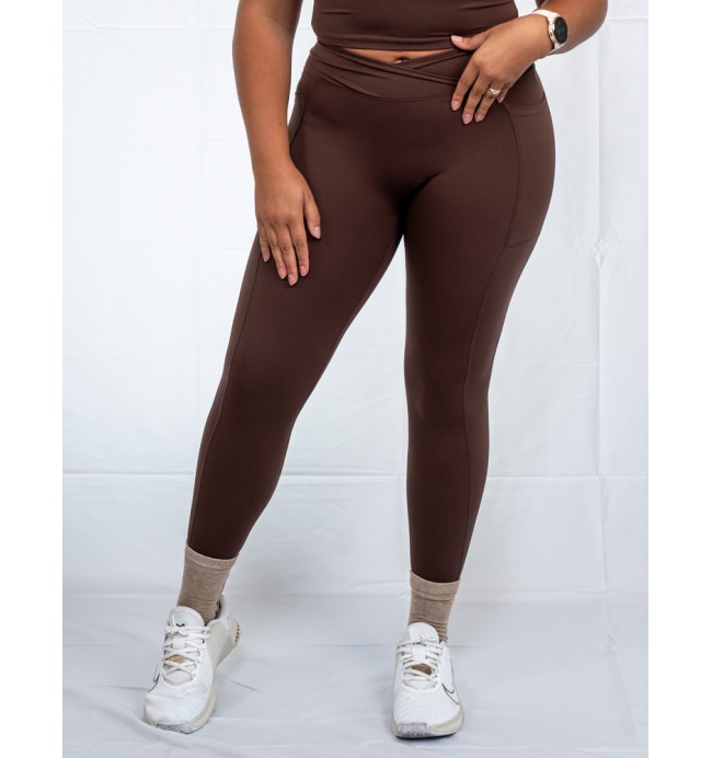 CROSS MOCHA LEGGING - BYS