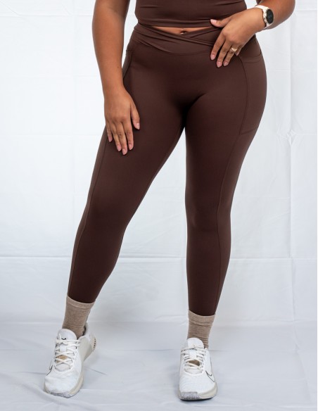 CROSS MOCHA LEGGING - BYS