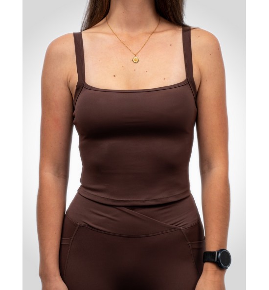 SCULPT MOCHA TOP - BYS