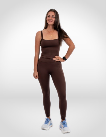 CROSS MOCHA LEGGING - BYS